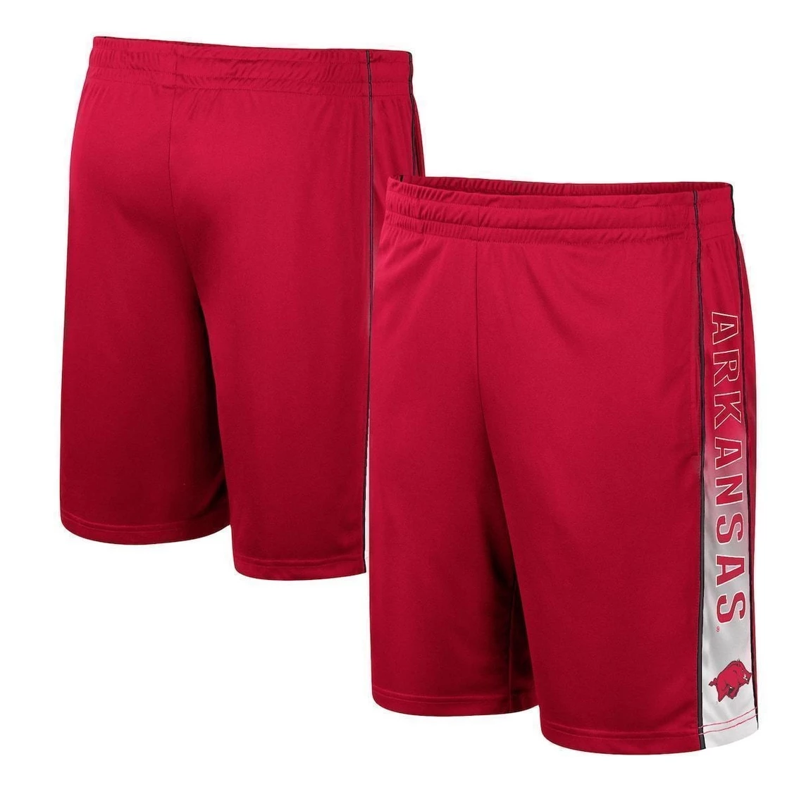 Men's Colosseum Cardinal Arkansas Razorbacks Lazarus Shorts 2 Men's Colosseum Cardinal Arkansas Razorbacks Lazarus Shorts - Image 2
