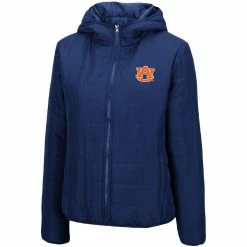 Colosseum Women's Navy Auburn Tigers Arianna Full-Zip Puffer Jacket -Colosseum Shop DSCO1136750098 1320 ALT2