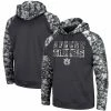 Colosseum Men's Charcoal Auburn Tigers OHT Military Appreciation Digital Camo Pullover Hoodie