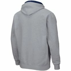 Colosseum Men's Heathered Gray Auburn Tigers Arch & Logo 3.0 Full-Zip Hoodie -Colosseum Shop DSCO1136758784 1927 ALT3