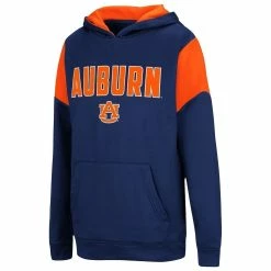 Colosseum Youth Navy Auburn Tigers VF Cut Sew Pullover Hoodie -Colosseum Shop DSCO1136759294 1320 ALT2