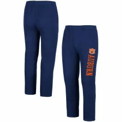 Colosseum Men's Navy Auburn Tigers Fleece Pants