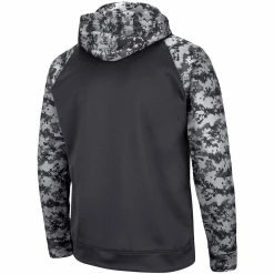 Men's Colosseum Charcoal Arkansas Razorbacks OHT Military Appreciation Digi Camo Big & Tall Pullover Hoodie -Colosseum Shop DSCO1136760159 1904 ALT3