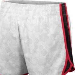 Women's Colosseum White/Black Indiana Hoosiers The Plastics Geo Print Shorts -Colosseum Shop DSCO1136760378 3550 ALT3