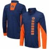 Youth Colosseum Navy Auburn Tigers Bart Quarter-Zip Jacket