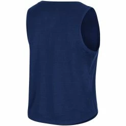 Women's Colosseum Navy Auburn Tigers Hang Ten Scoop Neck Cropped Tank Top -Colosseum Shop DSCO1136760750 1320 ALT3