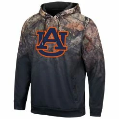 Colosseum Men's Black Auburn Tigers Mossy Oak Pullover Hoodie -Colosseum Shop DSCO1136763709 1007 ALT2