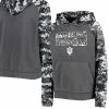 Colosseum Youth Charcoal Indiana Hoosiers OHT Military Appreciation Digital Camo Raglan Pullover Hoodie