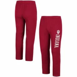 Colosseum Men's Crimson Indiana Hoosiers Fleece Pants