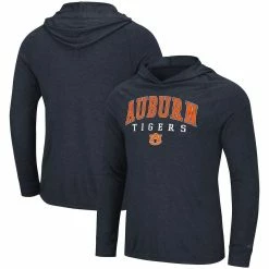 Colosseum Men's Navy Auburn Tigers Campus Long Sleeve Hooded T-Shirt