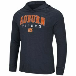 Colosseum Men's Navy Auburn Tigers Campus Long Sleeve Hooded T-Shirt -Colosseum Shop DSCO1136764848 SXT5 ALT2