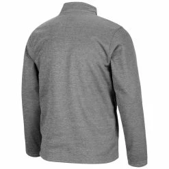 Men's Colosseum Heathered Charcoal Indiana Hoosiers Roman Pullover Jacket -Colosseum Shop DSCO1136765010 4135 ALT3