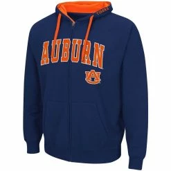 Colosseum Men's Navy Auburn Tigers Big & Tall Full-Zip Hoodie -Colosseum Shop DSCO1136768132 1320 ALT2