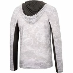 Colosseum Men's White Arkansas Razorbacks Mossy Oak SPF 50 Performance Long Sleeve Hoodie T-Shirt -Colosseum Shop DSCO1136769127 3550 ALT3