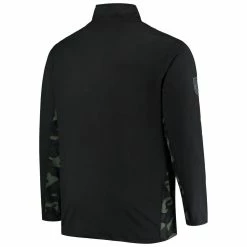 Men's Colosseum Black Indiana Hoosiers OHT Military Appreciation Big & Tall Quarter-Zip Jacket -Colosseum Shop DSCO1136769427 1007 ALT3