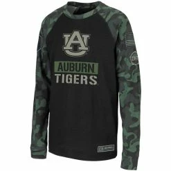 Colosseum Youth Black/Camo Auburn Tigers OHT Military Appreciation Raglan Long Sleeve T-Shirt -Colosseum Shop DSCO1136772515 1007 ALT2