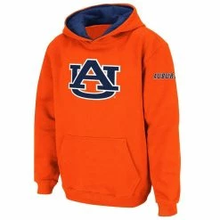 Colosseum Youth Stadium Athletic Orange Auburn Tigers Big Logo Pullover Hoodie