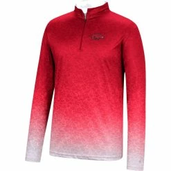Men's Colosseum Cardinal Arkansas Razorbacks Walter Quarter-Zip Windshirt -Colosseum Shop DSCO1136773639 4633 ALT2