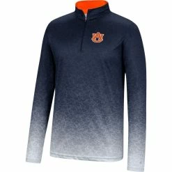 Colosseum Men's Navy Auburn Tigers Walter Quarter-Zip Windshirt -Colosseum Shop DSCO1136774065 1320 ALT2