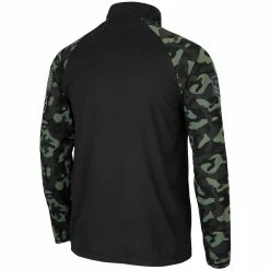 Colosseum Men's Black Auburn Tigers OHT Military Appreciation Take Flight Raglan Quarter-Zip Jacket -Colosseum Shop DSCO1136775420 1007 ALT3
