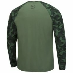 Men's Colosseum Olive/Camo Auburn Tigers OHT Military Appreciation Raglan Long Sleeve T-Shirt -Colosseum Shop DSCO1136777686 2068 ALT3