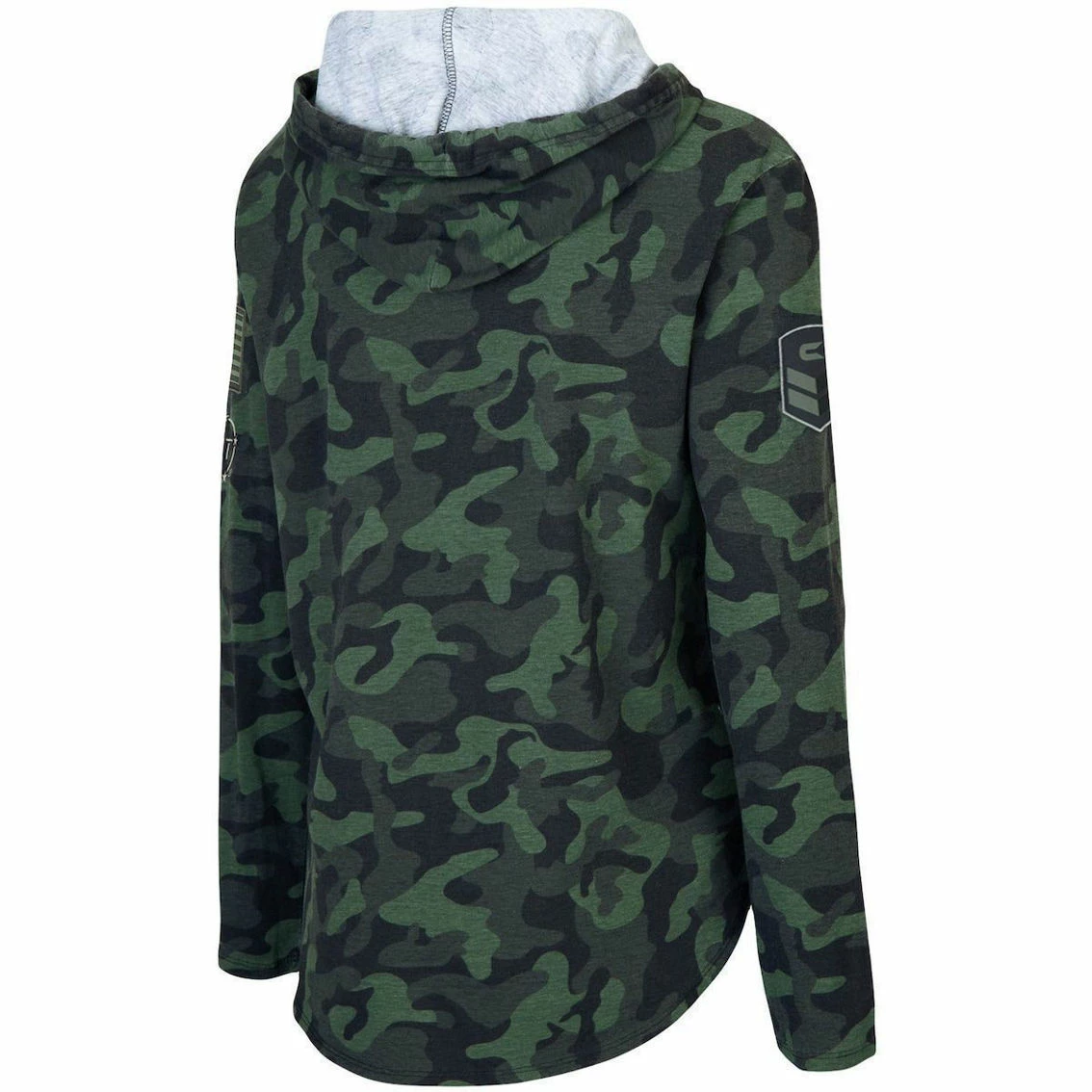 Colosseum Women's Camo Auburn Tigers OHT Military Appreciation Hoodie Long Sleeve T-Shirt 4 Colosseum Women's Camo Auburn Tigers OHT Military Appreciation Hoodie Long Sleeve T-Shirt - Image 4