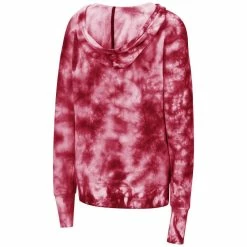 Women's Colosseum Crimson Indiana Hoosiers Shavonee Tie-Dye Pullover Hoodie -Colosseum Shop DSCO1136782429 2840 ALT3