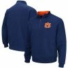Colosseum Men's Navy Auburn Tigers Tortugas Logo Quarter-Zip Pullover Jacket