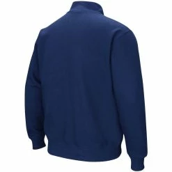 Colosseum Men's Navy Auburn Tigers Tortugas Logo Quarter-Zip Pullover Jacket -Colosseum Shop DSCO1136783888 1320 ALT3