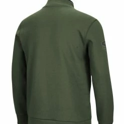 Colosseum Men's Olive Indiana Hoosiers OHT Military Appreciation Digit Quarter-Snap Jacket -Colosseum Shop DSCO1136784935 2068 ALT3