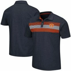Men's Colosseum Navy Auburn Tigers Logan Polo