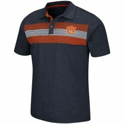 Men's Colosseum Navy Auburn Tigers Logan Polo -Colosseum Shop DSCO1136786085 1320 ALT2