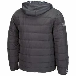 Men's Colosseum Charcoal Indiana Hoosiers OHT Military Appreciation Digital Camo Detail Full-Zip Puffer Jacket -Colosseum Shop DSCO1136789388 1904 ALT3