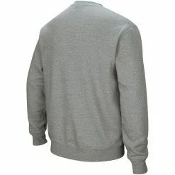 Colosseum Men's Heathered Gray Auburn Tigers Arch & Logo Crew Neck Sweatshirt -Colosseum Shop DSCO1136789691 1927 ALT3