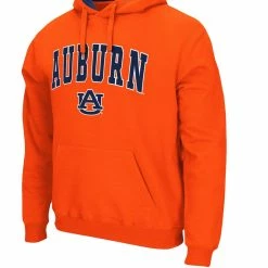 Men's Colosseum Orange Auburn Tigers Arch & Logo 3.0 Pullover Hoodie -Colosseum Shop DSCO1136790833 2294 ALT2