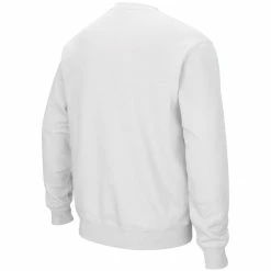 Colosseum Men's White Auburn Tigers Arch & Logo Crew Neck Sweatshirt -Colosseum Shop DSCO1136791308 3550 ALT3