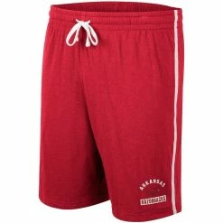 Men's Colosseum Cardinal Arkansas Razorbacks Thunder Slub Shorts -Colosseum Shop DSCO1136791612 4633 ALT2