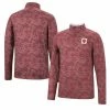 Colosseum Men's Crimson Indiana Hoosiers Tivo Quarter-Zip Jacket