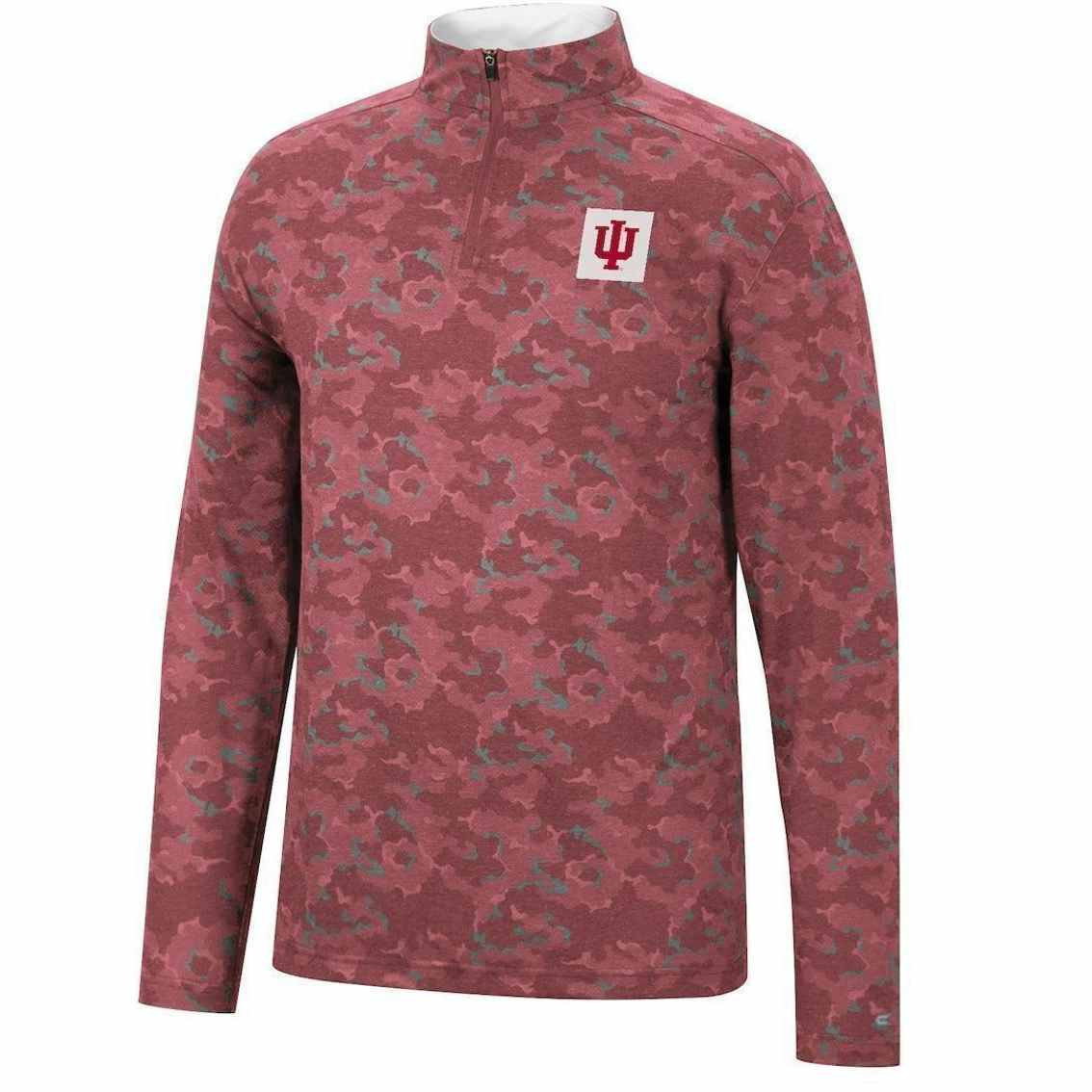 Colosseum Men's Crimson Indiana Hoosiers Tivo Quarter-Zip Jacket 3 Colosseum Men's Crimson Indiana Hoosiers Tivo Quarter-Zip Jacket - Image 3