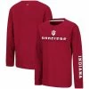 Colosseum Youth Crimson Indiana Hoosiers Two-Hit Long Sleeve T-Shirt