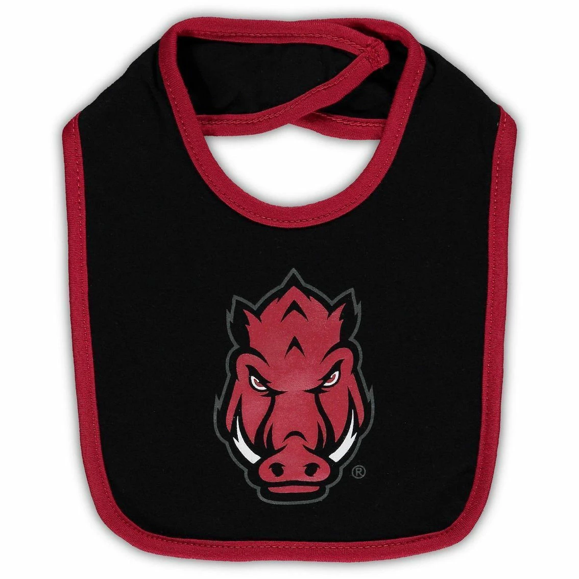 Colosseum Newborn & Infant Cardinal Arkansas Razorbacks Chocolate Bodysuit & Bib Set 4 Colosseum Newborn & Infant Cardinal Arkansas Razorbacks Chocolate Bodysuit & Bib Set - Image 4