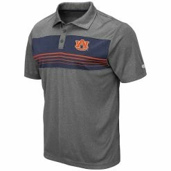Colosseum Men's Heathered Charcoal Auburn Tigers Smithers Polo -Colosseum Shop DSCO1137144123 4135 ALT2