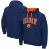 Colosseum Men's Navy Auburn Tigers Big & Tall Arch & Logo 2.0 Pullover Hoodie