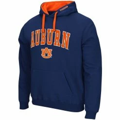 Colosseum Men's Navy Auburn Tigers Big & Tall Arch & Logo 2.0 Pullover Hoodie -Colosseum Shop DSCO1137144984 1320 ALT2