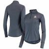 Colosseum Women's Navy Arizona Wildcats Stingray Raglan Quarter-Zip Top