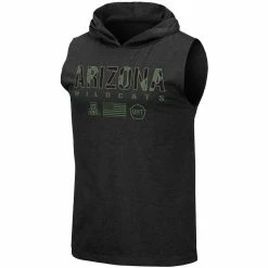 Colosseum Men's Black Arizona Wildcats OHT Military Appreciation Camo Logo Hoodie Sleeveless T-Shirt -Colosseum Shop DSCO1137452897 1007 ALT2