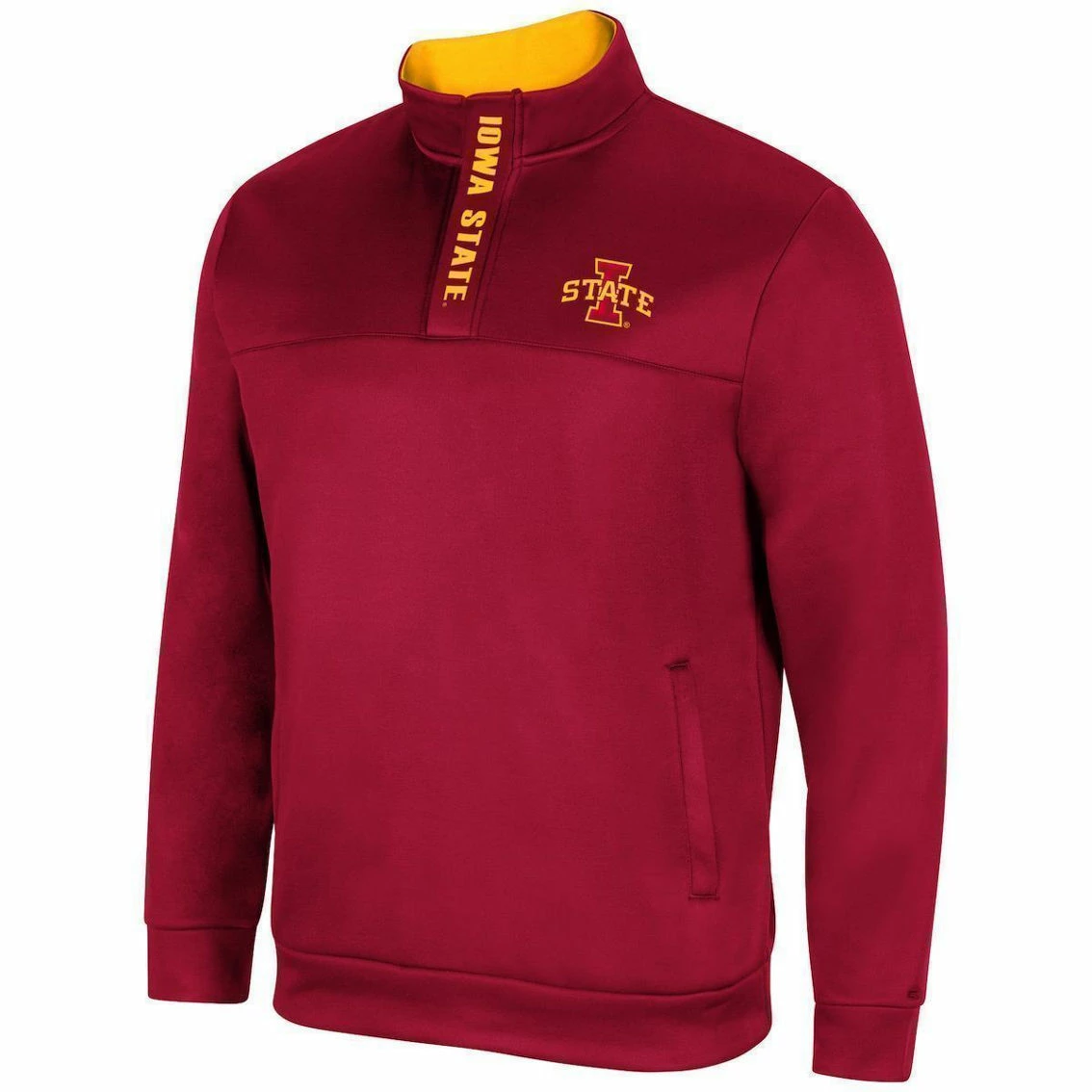 Colosseum Men's Cardinal Iowa State Cyclones No Tomorrow Quarter-Zip Jacket 3 Colosseum Men's Cardinal Iowa State Cyclones No Tomorrow Quarter-Zip Jacket - Image 3