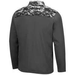 Colosseum Men's Charcoal Indiana Hoosiers OHT Military Appreciation Digi Camo Full-Zip Jacket -Colosseum Shop DSCO1137453602 1904 ALT3