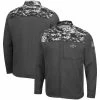 Colosseum Men's Charcoal Iowa State Cyclones OHT Military Appreciation Digi Camo Full-Zip Jacket