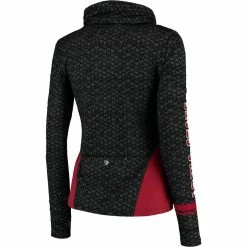 Colosseum Women's Black/Cardinal Iowa State Cyclones Scaled Cowl Neck Pullover Hoodie 7 Colosseum Women's Black/Cardinal Iowa State Cyclones Scaled Cowl Neck Pullover Hoodie -Colosseum Shop DSCO1137455904 1007 ALT3